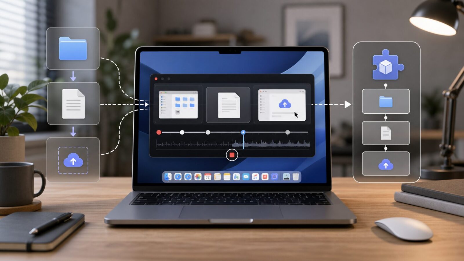 Record and Replay 录制桌面流程并生成可复用 skill 的配图